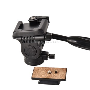 Yunteng VCT-850 1/4 3/8 Pan nghiêng chất lỏng Tripod <span class=keywords><strong>Head</strong></span> toàn cảnh video đầu máy ảnh gắn kết với thay đổi nhanh chóng tấm Float mức độ - Product Image 2
