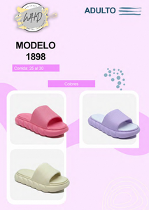 Ciabatte da donna WHD in EVA beige, taglia 28, stile nuvola, a punta aperta, tinta unita, estive, da bagno - Product Image 1