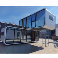 Maisons modulaires de luxe modernes de haute qualité à prix avantageux de 20 pieds et 40 pieds, pour hôtel, bureau, utilisation en cabine Apple, maison en conteneur