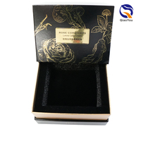 Service professionnel sur mesure, boîte en carton rigide noir et or de toute taille, épaisseur 3 mm, pour flacon de parfum de 50 ml