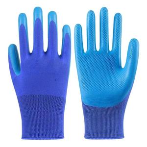 Wear Resistant Labor Protection Latex Embossed Waterproof <strong>Cream</strong> Non-slip Multi-color Work Safety <strong>Gloves</strong> for Construction Workers - Product Image 1
