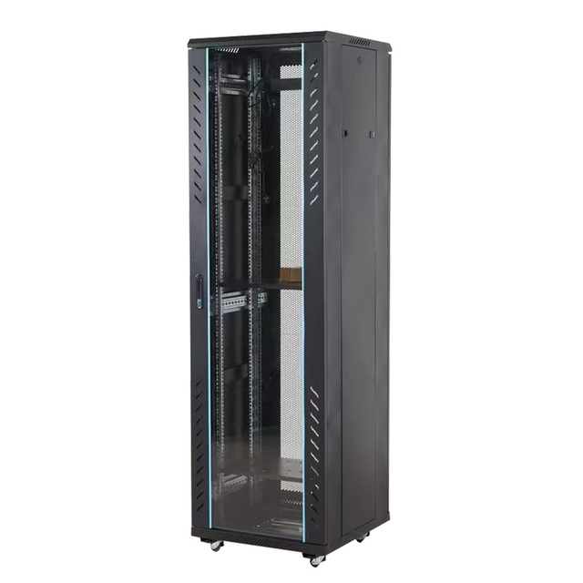 19 Inch Network Cabinet Rack for Data Center for 18U 22U 27U 32U 36U 42U Server Rack 6U Capacity Stock Model Number Server Rack