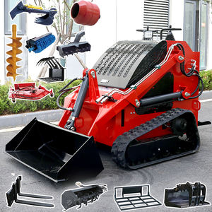 Компактная телескопическая Передняя подставка 400 кг на приводной мини-погрузчик для строительства - Product Image 1