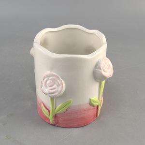 ที่นวดมือรูปดอกไม้สุดสร้างสรรค์แก้วเซรามิกรูปหัวใจผู้หญิงสามมิติบรรเทาดอกทิวลิปลมระฆังวันหยุด - Product Image 3