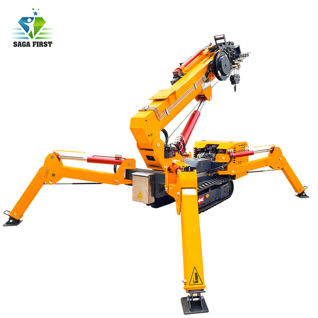 Remote Control Spider Crane with Camera System 360 Degree Slewing & 23.5m Lifting Height for Enhanced Safety & Visibility