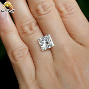 เพชรทรงปริ๊นเซสคัท ผลิตในห้องปฏิบัติการ รับรองโดย IGI น้ำหนัก 1 กะรัต ความสะอาดระดับ VVS2 VS1 สำหรับทำเครื่องประดับ - Product Image 5