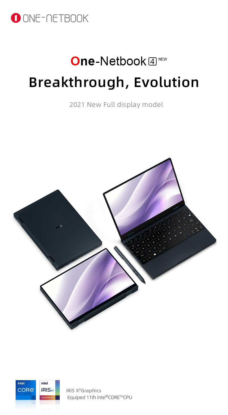 One Mix 4 Platinum Edition Yoga Pocket Laptop - 10.1 Inch