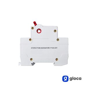 Disjoncteur Gloca 1P 63A 230V Montage sur rail DIN 1 module - Product Image 3
