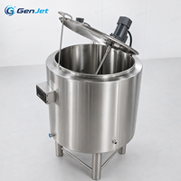 Industrielle Milch-Thermoverarbeitungsmaschine 10-1000L SUS304 Edelstahl-Ummantelungstank Digitale Temperaturkontrolleinheit GenJet
