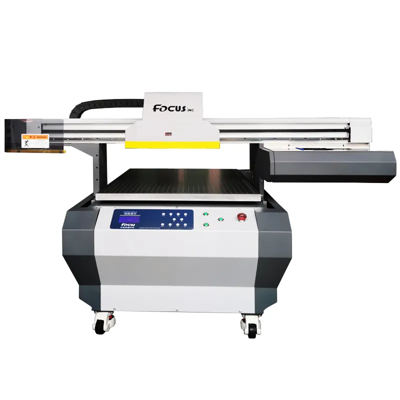 6090 A1 Größe UV-Drucker Metall Leder Holz Golf Label Becher Flaschen druckmaschine Galaxy-Jet Digital Inkjet UV Flach bett drucker