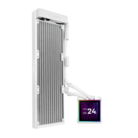 Refroidisseur d'eau pour processeur sans ventilateur Lian Li HydroShift II LCD-S 360, montage latéral, Turbe pour PC de jeu, écran LCD, refroidisseur d'eau pour processeur Aio