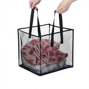 Cesto de Ropa Sucia Plegable e Impermeable de Malla para Almacenamiento - Product Image 2