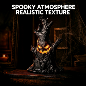 <b>Halloween</b> Tree Lanterns <b>Decoration</b> Flameless Candle Holder Lantern Trick or Treat Fall Tiered Tray <b>Decor</b> Lights Indoor Gift - Product Image 3