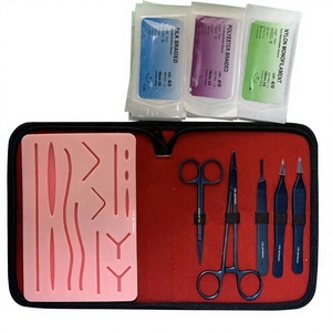 Kit d'entraînement complet personnalisé pour la suture, kit de pratique, coussin de suture, kit de suture de haute qualité pour étudiants en médecine, kit chirurgical - Product Image 1