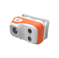 Linterna frontal con clip para gorra de ciclismo, recargable, con sensor de ondas, ajustable a 90 grados, linterna LED para bicicleta, correr, pescar, acampar, actividades al aire libre