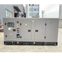 Générateur diesel silencieux triphasé 150 KVA 120KW à châssis ouvert, démarrage automatique, démarrage à distance