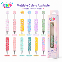 Stylos Gel KAIX en Forme de Fleur de Rose en Argile avec Strass, Premium, Vente en Gros, Encre Gel 0,5 mm, Stylos Perlables, Direct Usine