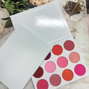 New Arrival nhãn hiệu riêng Glow 2 trong 1 Blusher trang điểm bột kem Blush Highlighter Blush đường viền bảng màu - Product Image 5