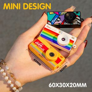 מצלמת מפתח דיגיטלית מיני עם דוגמאות הניתנות להתאמה אישית, בגודל אגודל, וידאו 1080P, תאורת LED, מסך ומצלמה עם מסננים, מתנה - Product Image 4