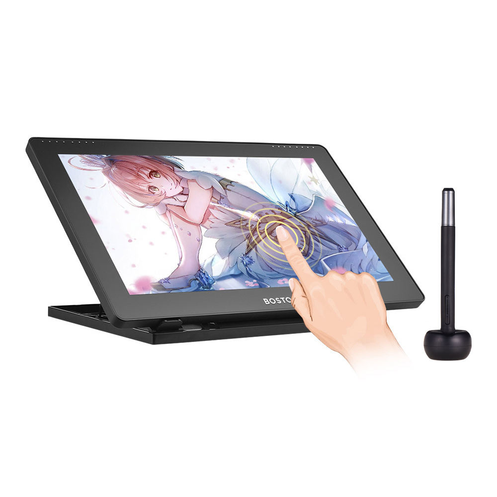BOSTO 16HD 15.6'' IPS Display Drawing Tablet with 8192 Pressure
