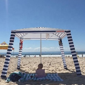 Cabaña de <span class=keywords><strong>playa</strong></span>, refugio de sombra solar emergente Tienda de <span class=keywords><strong>playa</strong></span> Toldo Gazebo con protección UV - Product Image 1