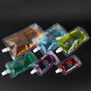 Bolsa con Boquilla de Alta Calidad, Ecológica, de 12 Onzas, Blanca, Reciclable, para Máquina de Envasado de Líquidos - Product Image 4