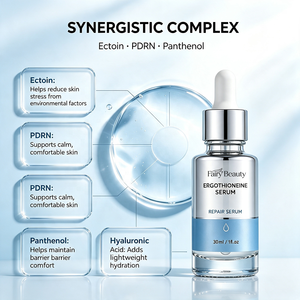 Siero Antiossidante OEM <span class=keywords><strong>L</strong></span>-Ergotioneina: Migliora la Carnagione Opaca e Invecchiata, Protegge da Inquinamento e Fotoringiovanimento UV - Product Image 4