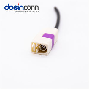 Удлинительные кабели для коаксиального кабеля RG174, разъемы RF: двойной штекер Fakra B (код B) на гнездо Fakra B (код B) - Product Image 1