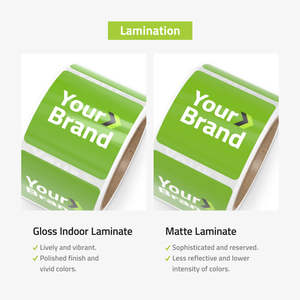 Stiker Vinyl Cetak Kustom Berbagai Bentuk Label Die Cut Tahan Minyak & Air Pengiriman Cepat Biaya Lebih Rendah Bahan Daur Ulang - Product Image 5