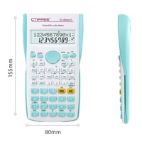 Calculatrice scientifique CTIFREE 82MS, 240 fonctions, pour étudiants, écran LCD 10+2 chiffres, alimentation par piles, plastique ABS
