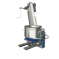 AOCNO Spirale Industrielle Mélangeur Bol Lifter 50-500Kg Capacité Inoxydable Bol Machine De Levage