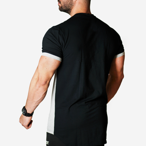 T-shirts avec logo personnalisé pour hommes T-shirts OEM de haute qualité en jersey respirant à manches courtes au design décontracté - Product Image 5