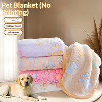 Couverture pour animaux de compagnie en polaire corail personnalisable avec logo, toutes saisons, universelle, lavable, confortable, accessoire de couchage pour animaux