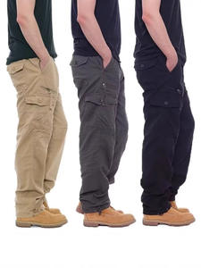 Haute qualité hommes multi-poches Hip Pop pantalon pantalon Streetwear pantalons de survêtement Hombre mâle décontracté mode Cargo pantalon hommes - Product Image 5