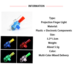 Nicro Bán Buôn Tùy Chỉnh Phim Hoạt Hình Ngón Tay Chiếu Vòng Đèn LED Trẻ Em Sáng Đồ Chơi Phát Sáng Trong Bóng Tối Neon Nguồn Cung Cấp Bên - Product Image 2