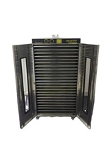 Déshydrateur alimentaire électrique numérique à 24 plateaux en acier inoxydable 304, grande capacité, commercial, pour fruits et légumes, avec fonction de zone temporelle
