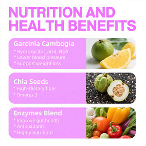 Gelée minceur enzymatique de haute qualité, marque privée, gelée diététique, bâton de gelée minceur avec fibres, brûleur de graisse et perte de poids - Product Image 2