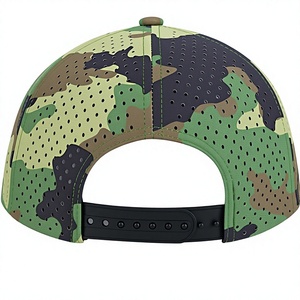 Gorras Snapback de Camuflaje al por Mayor, Corte Láser, Transpirables, de Secado Rápido, para Caza, con Frente Estructurado, Logotipo Personalizado, OEM, Lisas - Product Image 2