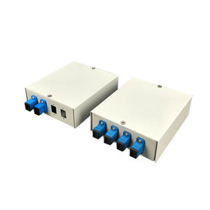 กล่องเชื่อมต่อไฟเบอร์ออปติกแบบติดผนังสำหรับเดสก์ท็อป Rongbang รุ่น FTBM104C 4 คอร์  แบบเต็มชุด/ไม่เต็มชุด  ผลิตจากเหล็กแผ่นรีดเย็นสำหรับศูนย์ข้อมูล - Product Image 2