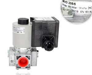 Válvula Solenoide de Gas Dungs MVD 205/5  MV/4, MVD, MVD/5, MVDLE/5: Solenoide de Seguridad de Una Etapa - Product Image 1