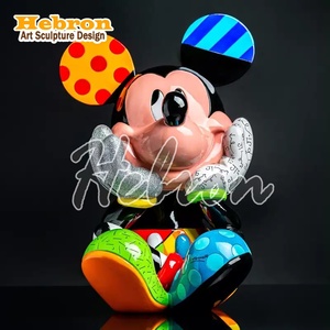 Escultura de <span class=keywords><strong>Mickey</strong></span> <span class=keywords><strong>y</strong></span> <span class=keywords><strong>Minnie</strong></span> <span class=keywords><strong>Mouse</strong></span> de Tamaño Real en Fibra de Vidrio <span class=keywords><strong>y</strong></span> Resina 3D, Hecha a Mano <span class=keywords><strong>y</strong></span> Pintada a Mano, para el Año Nuevo Chino <span class=keywords><strong>y</strong></span> Halloween - Product Image 6