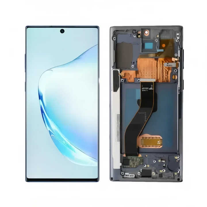 Für Samsung Galaxy Note 10 SM-N970F Display Full OLED LCD mit Rahmen Einheit Touch Ersatzteil Reparatur Schwarz