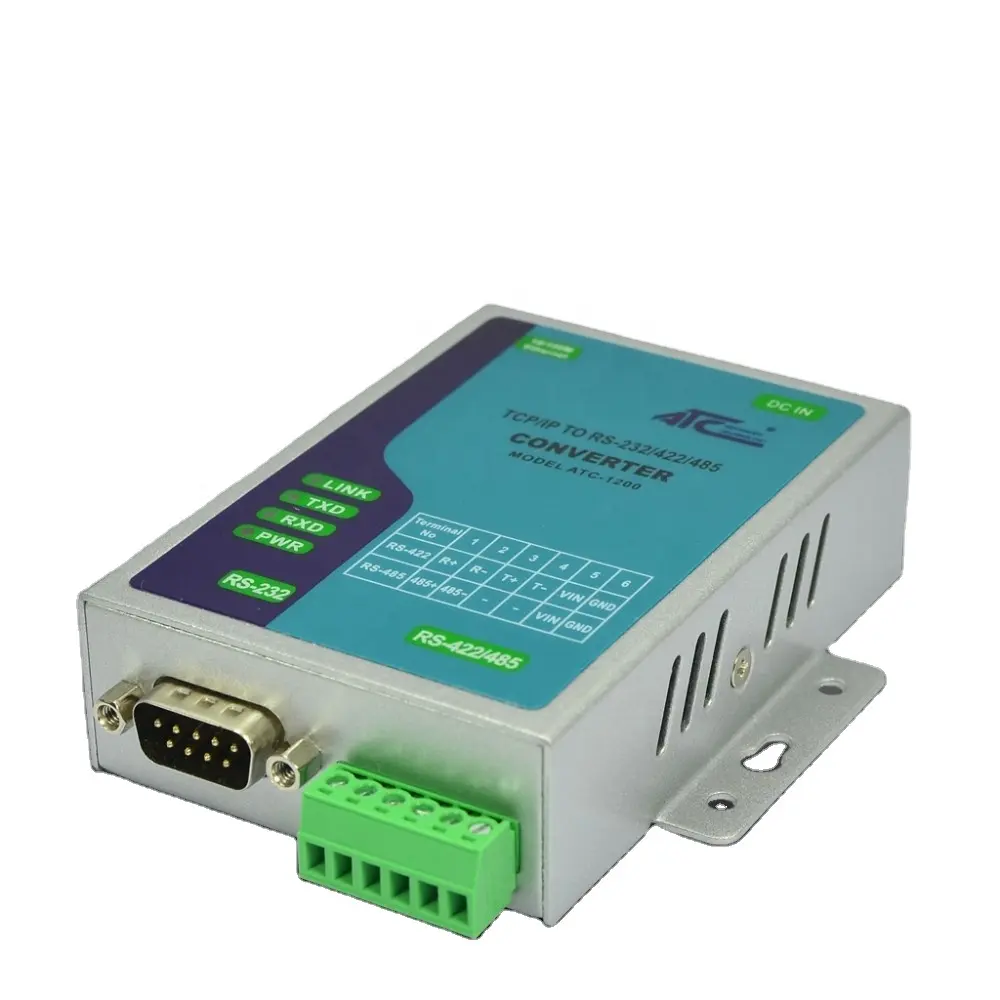 Ethernet Naar Seriële Rs232/Rs422/Rs485 Poortomvormer (ATC-1200)