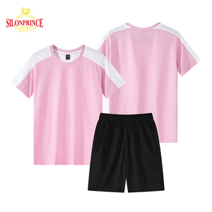 Set completo di maglia sportiva in poliestere in tessuto da <span class=keywords><strong>calcio</strong></span> in vendita diretta in bianco per ragazzi e ragazze - Product Image 5