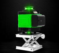 Niveau laser rotatif industriel vert à ligne croisée, auto-nivelant, 16 lignes 3D, précision 1,5 mm, 1 kg