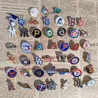 Badges en émail personnalisés pour le baseball, badges en métal émaillé souple ou dur, badges dorés, logos de baseball personnalisés, épingles