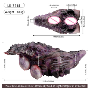 Nevriss The Void Queen, Masturbador Masculino de Silicona con Diseño de Criatura Alienígena de Fantasía, Masajeador de Pene de Doble Canal, Juguete Sexual para Adultos - Product Image 5