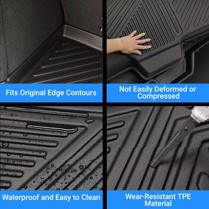 KQD Brand Trunk <b>Mat</b> Car <b>Mats</b> 5D TPE Car Floor <b>Mats</b> <b>Carpets</b> Cargo Liner for TOYOTA RUMION 2008-2014 Trunk <b>Mats</b> - Product Image 2