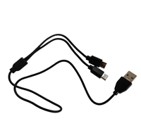 Câble de charge Type C 1 à 2 ports USB, câble de données pour lunettes intelligentes, accessoires de câble de charge GS11