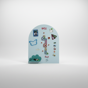 Pizarra Mágica UNI-Felt: Centro de Creatividad Portátil para Niños - Pizarra Magnética Plegable para Aprender Jugando - Product Image 1